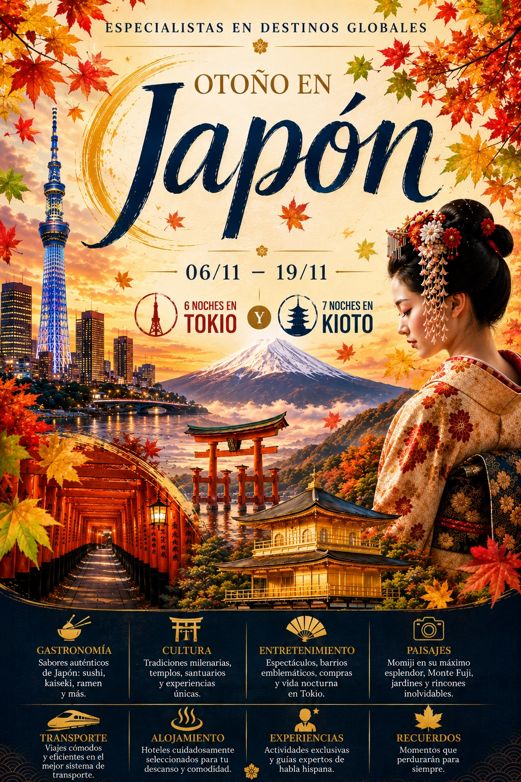 Otoño en Japón - Tokio y Kioto