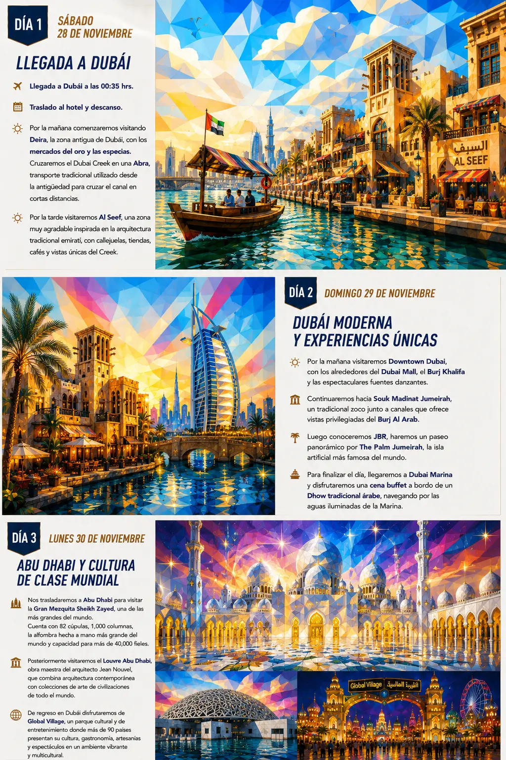 Itinerario GP de Abu Dhabi, página 2