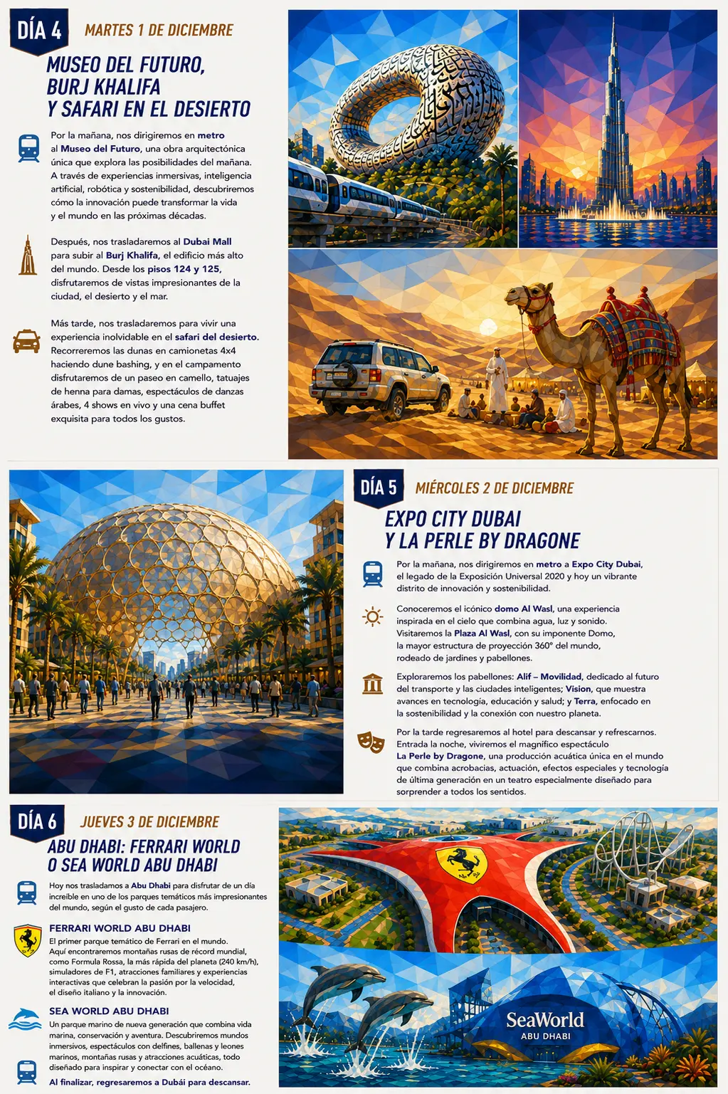 Itinerario GP de Abu Dhabi, página 3