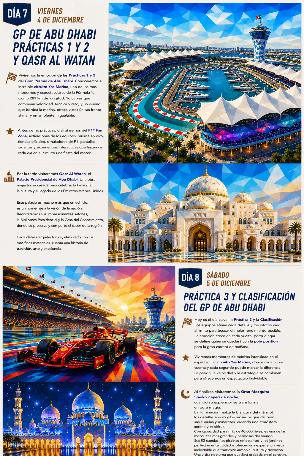 Itinerario GP de Abu Dhabi, página 4